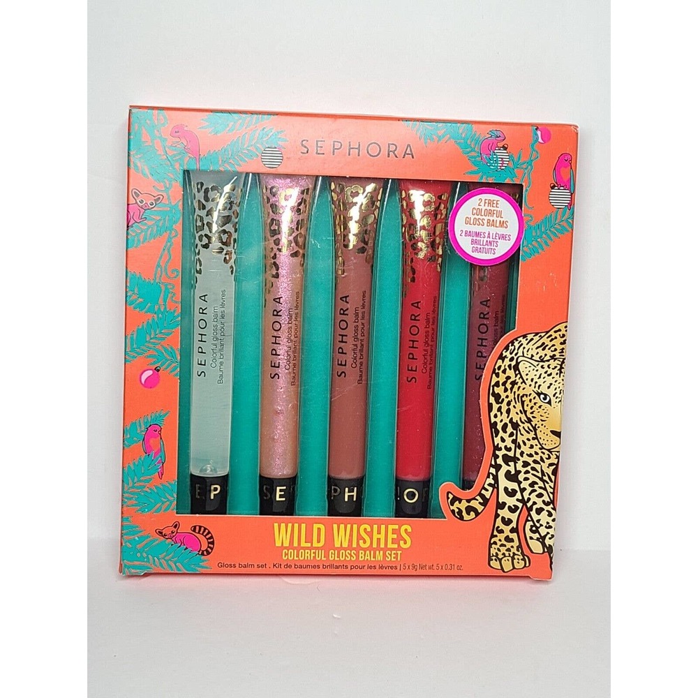 Sephora wild wishes colorful gloss balm set 5pc set